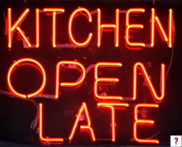 Kitchen Open Late