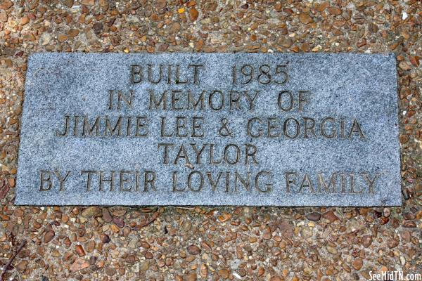 Thomas Park: In Memory of Taylor Family