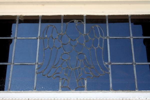 Old Post Office Eagle Glass
