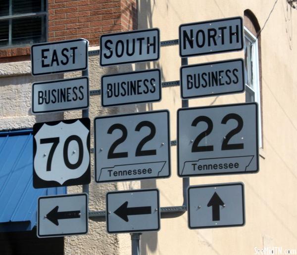 Highways US70 and TN22