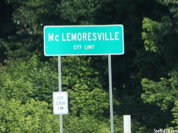 McLemoresville city limit