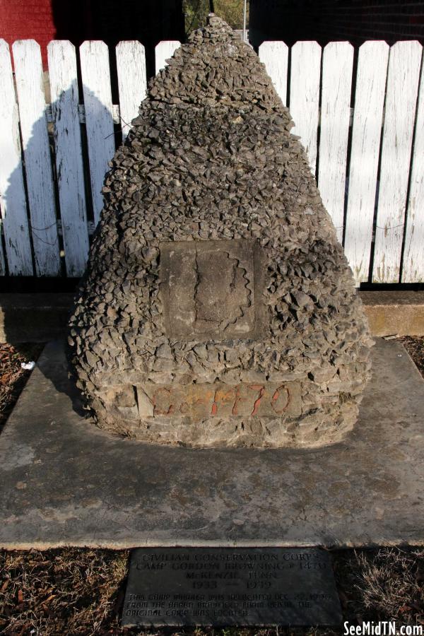 McKenzie: CCC Camp Browning #1470 Marker