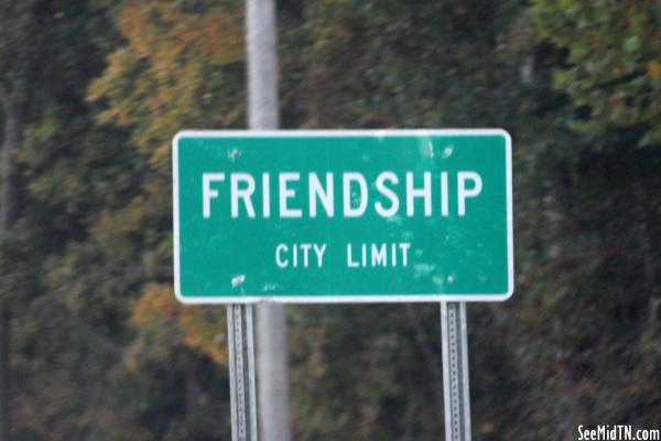 Friendship city limit