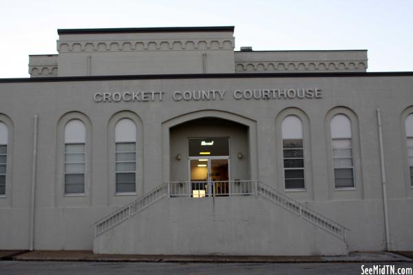 Crockett County Courthouse Modern East Entrance