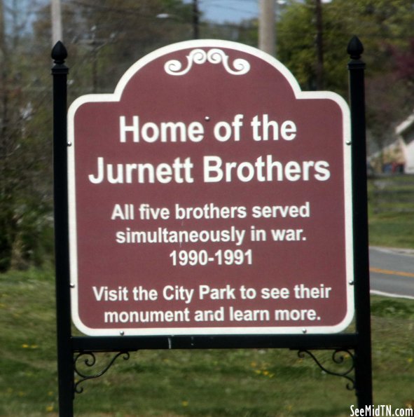 Maury City Jurnett Brothers sign
