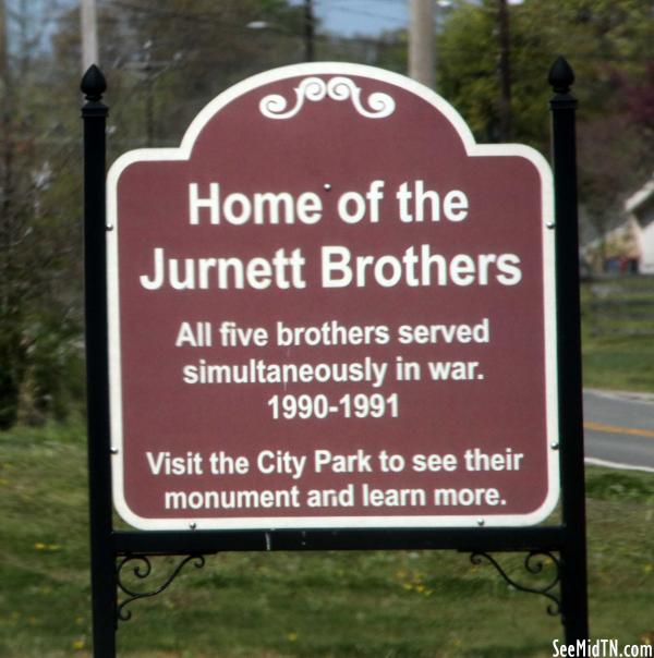 Maury City Jurnett Brothers sign