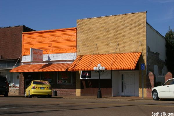 Newbern City Cafe + Orange and White Diner