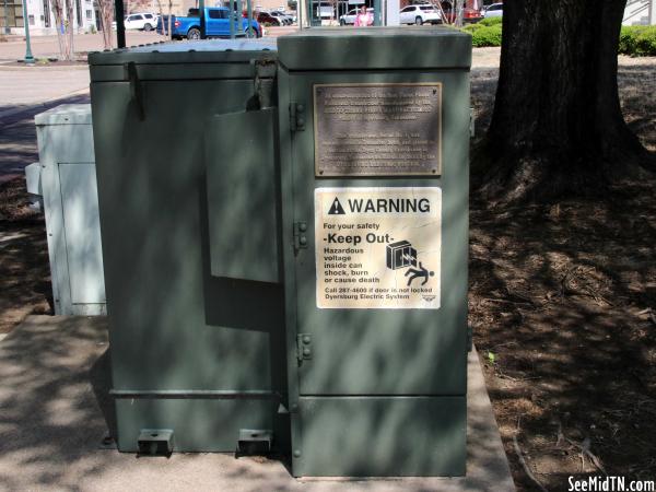 First Transformer with historic marker
