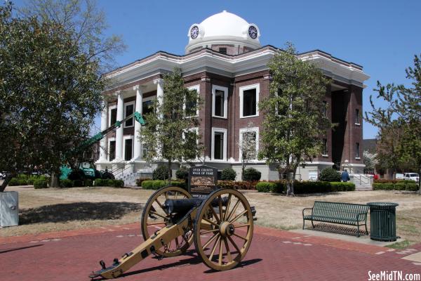 Courthouse under renovation