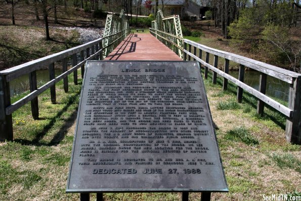 Lenox Bridge Marker