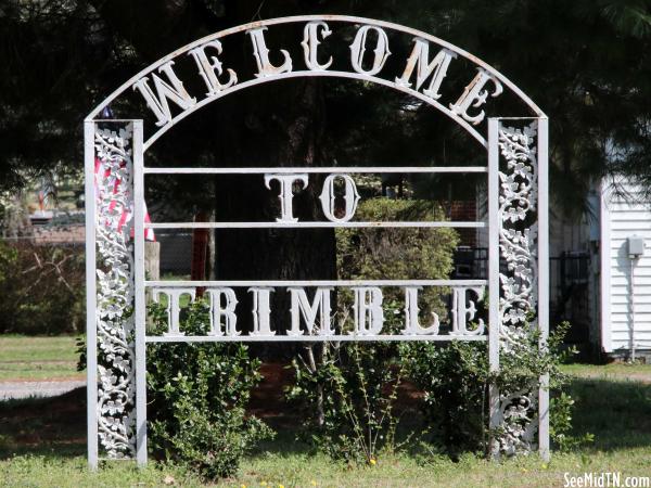 Trimble Welcome Sign