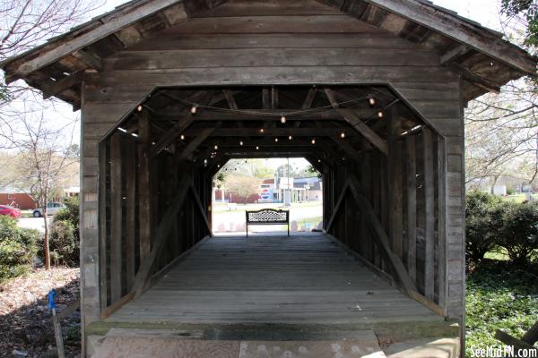 Trimble Parks Covered Bridge back side