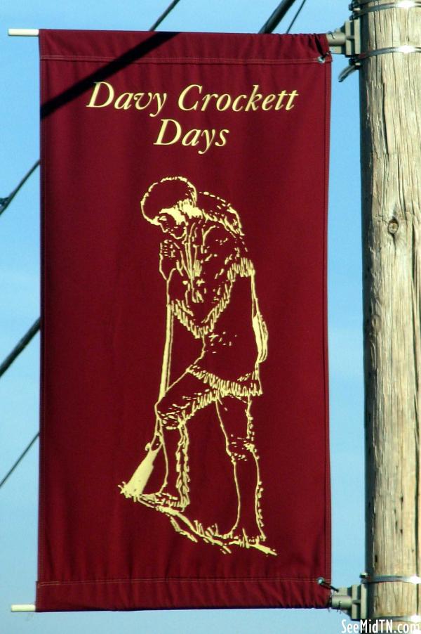 Rutherford: Davy Crockett Days banner
