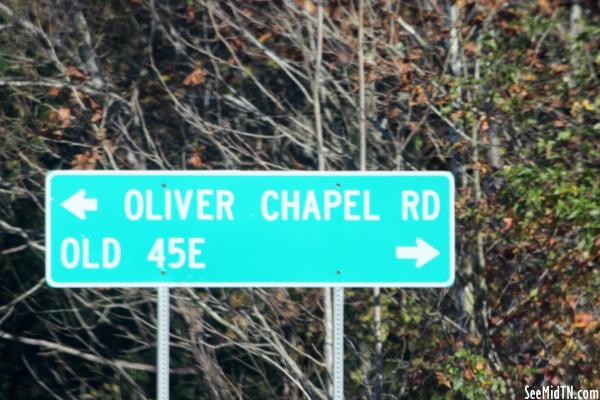 Old 45E sign