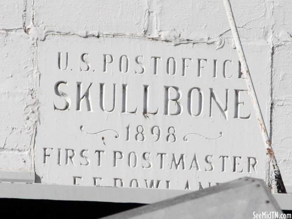 Skullbone Post Office marker