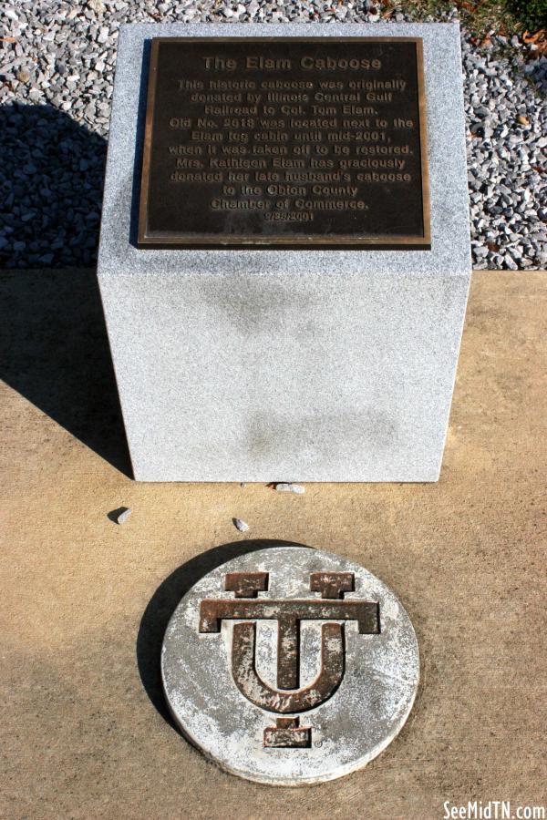 The Elam Caboose Marker