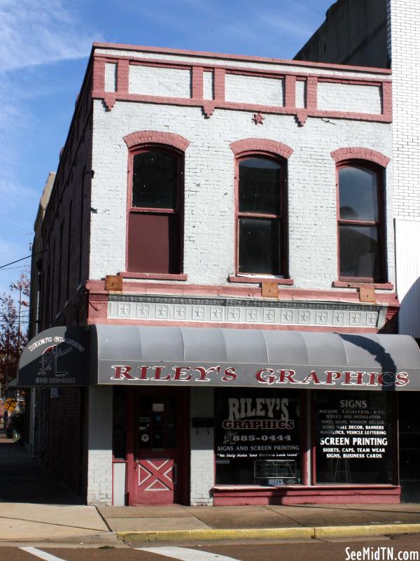 Storefront along 1st St.