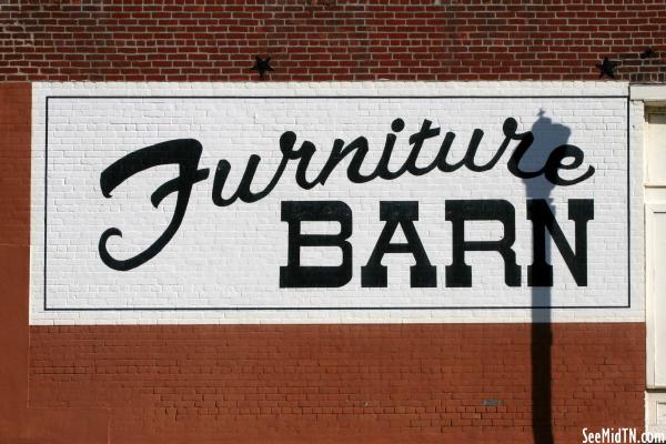 Furniture Barn wall ad