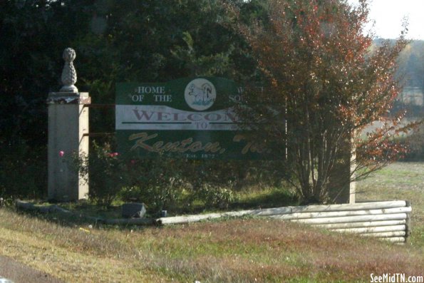 Kenton Welcome Sign