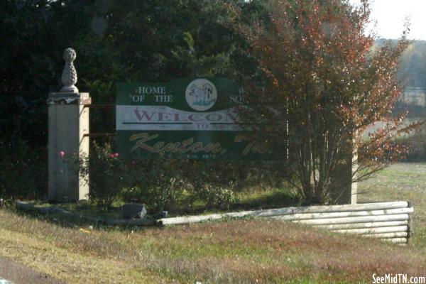 Kenton Welcome Sign