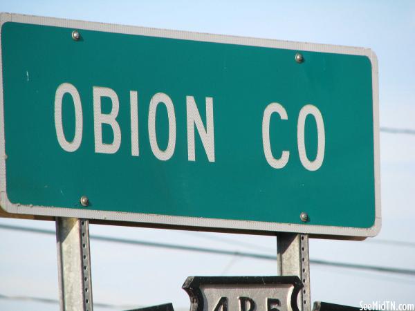 Obion County Sign