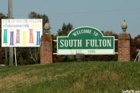 South Fulton Welcome Sign