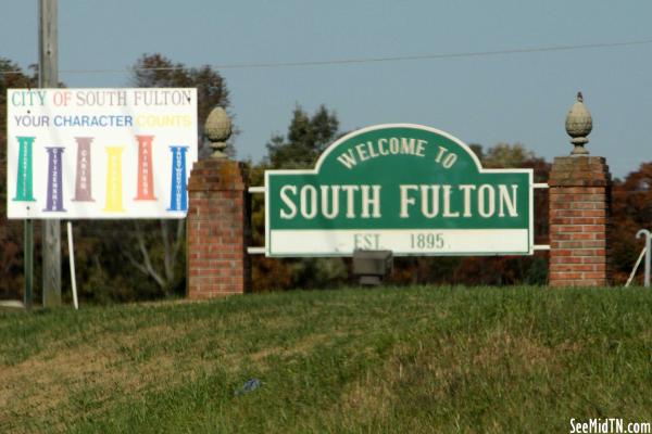 South Fulton Welcome Sign