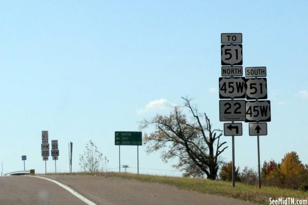 Multiple Highway Signs