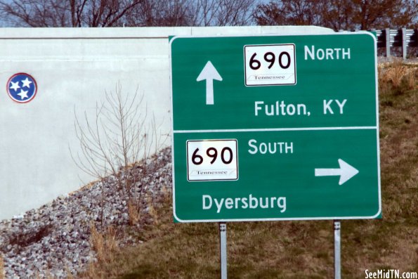 Highway 690 sign