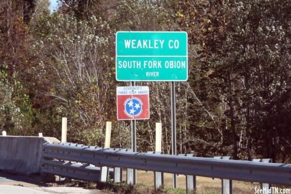 Weakley County & South Fork Obion River