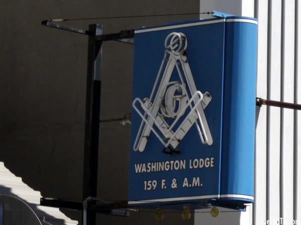 Greenfield Masonic Lodge Neon Sign
