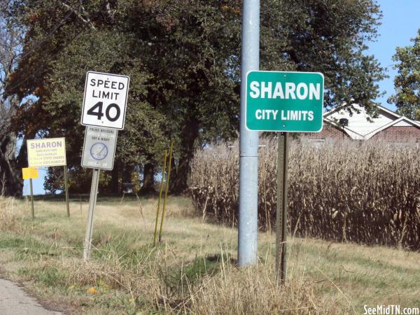 Sharon City Limits