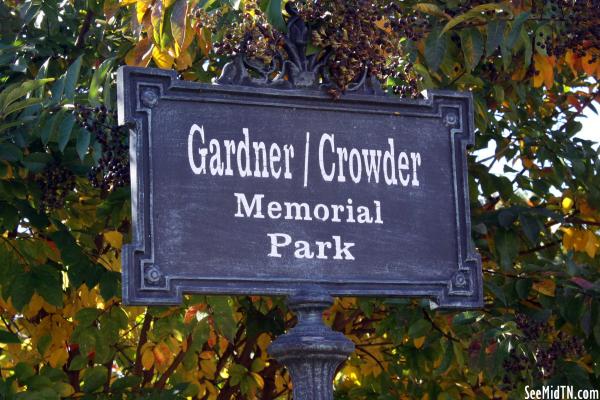 Sharon: Gardner Crowder Memorial Park