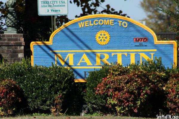 Martin Welcome Sign