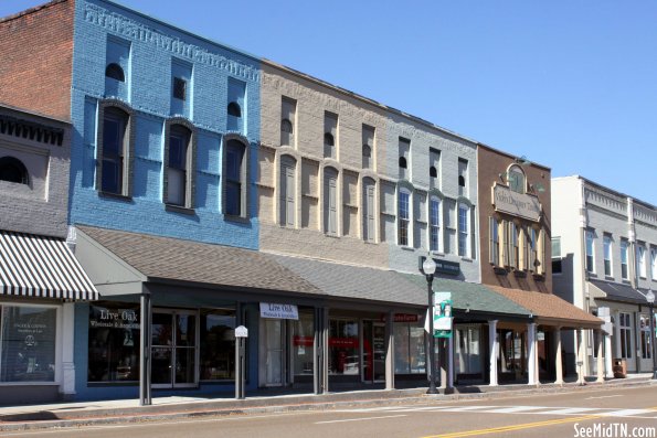 Martin Storefronts along Lindell St.