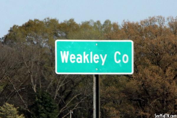 Weakley Co. Sign