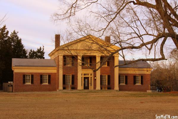 Visitor Center at dusk