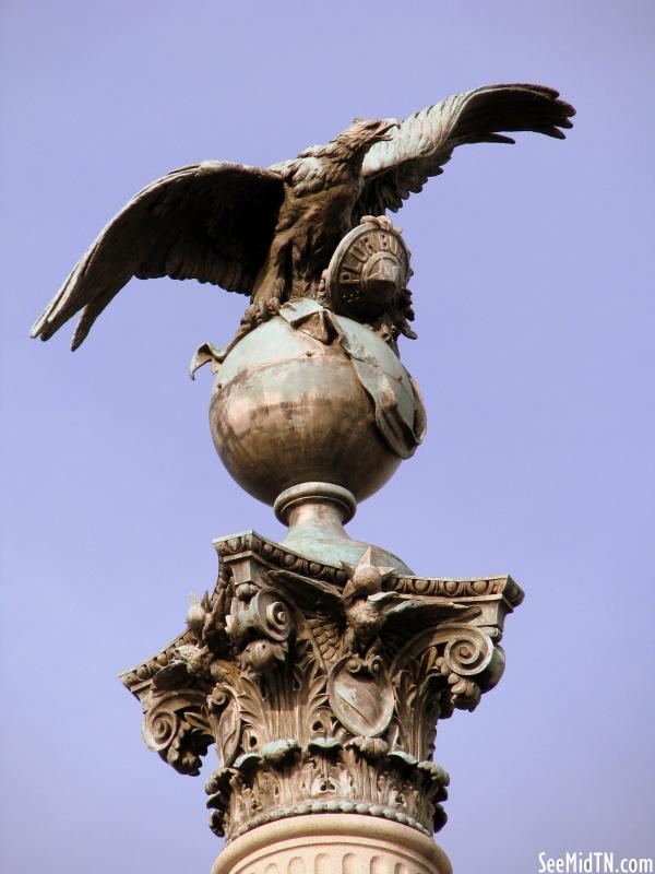 Iowa Monument top closeup