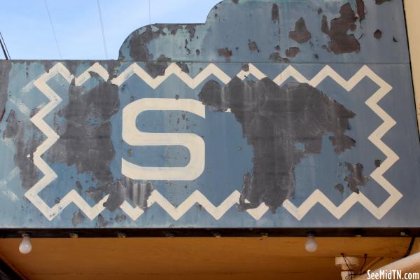 Savannah Theater Marquee before restoration