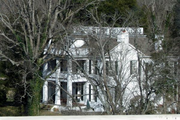 Cherry Mansion view from US64 Bridge