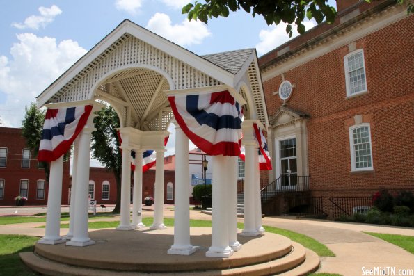Courthouse Gazebo with Bunting