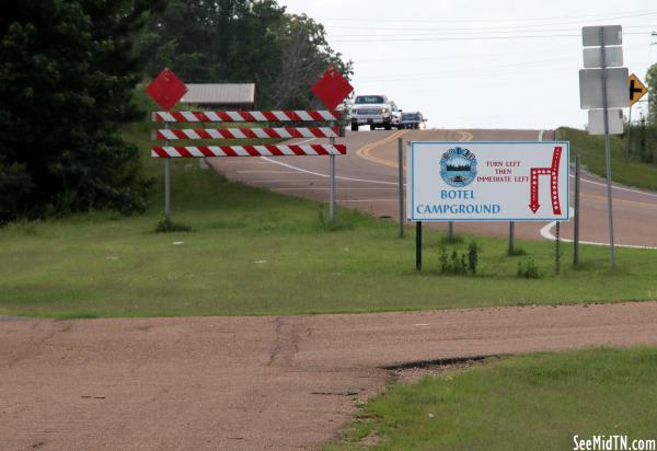 Highway 128 new alignment by Pickwick