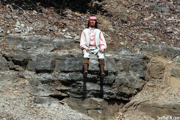 Pickwick Outpost: Chief on the rock