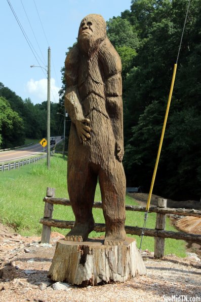 Pickwick Outpost: Bigfoot Tree Carving
