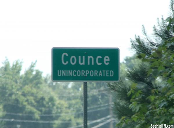 Counce sign