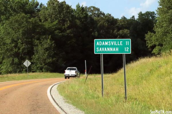 Highway TN22 near Shiloh